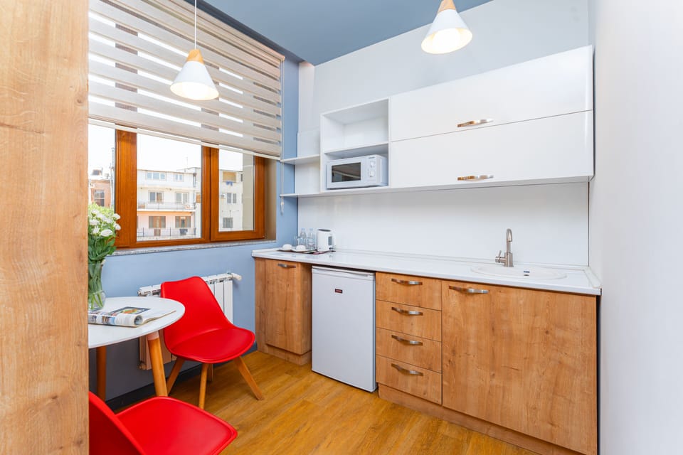 Deluxe Double or Twin Room, Kitchenette | Private kitchen | Electric kettle