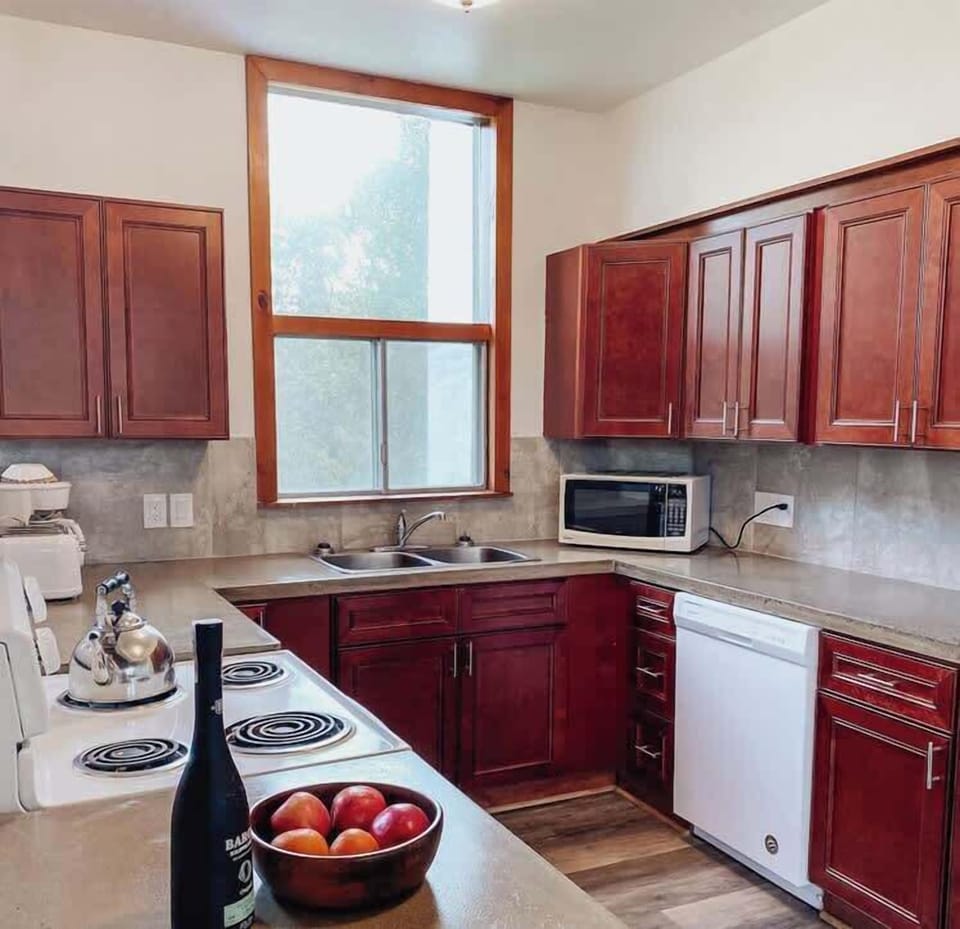 Cook your own meals at our spacious kitchen!