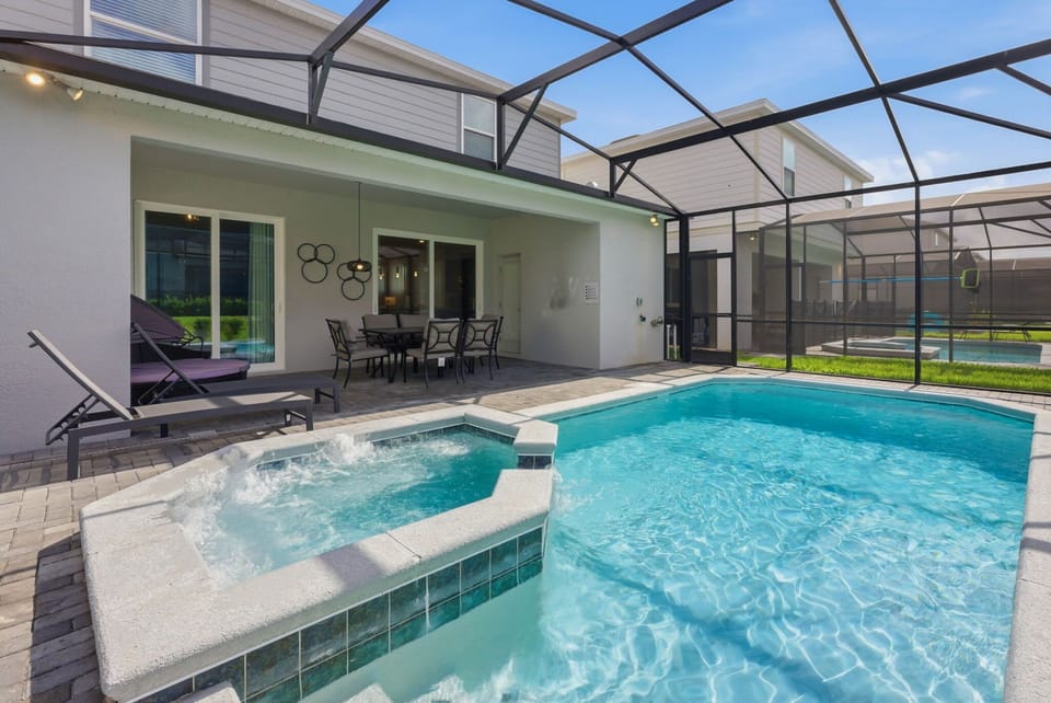 Patio with private pool