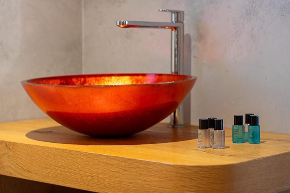 Standard Quadruple Room, Patio, Park View | Bathroom amenities | Shower, rainfall showerhead, hair dryer, bidet