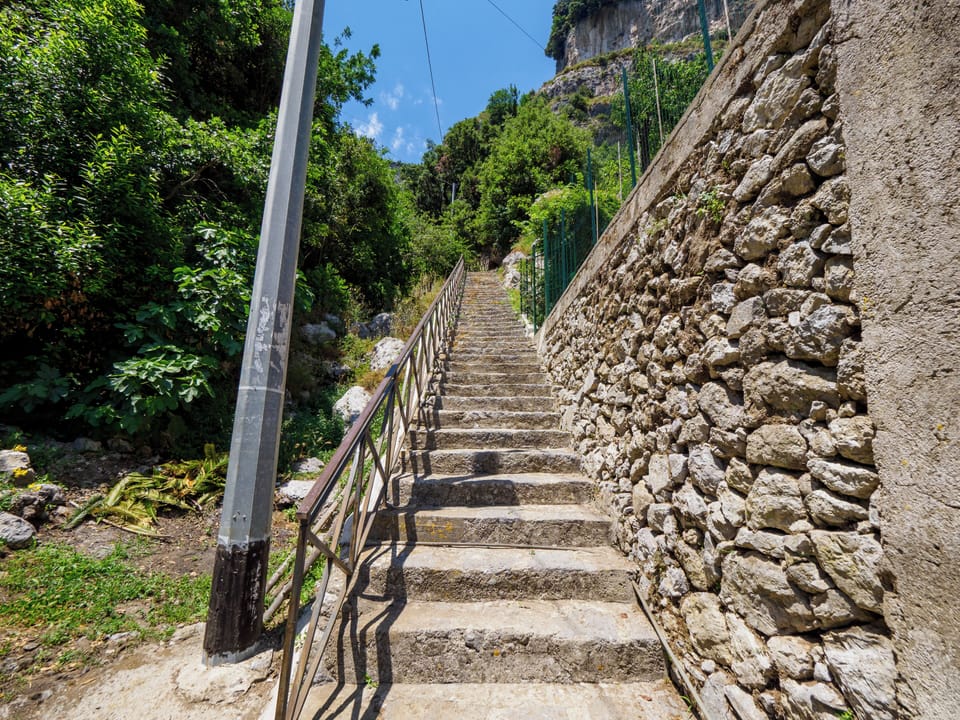 Handrails in stairways