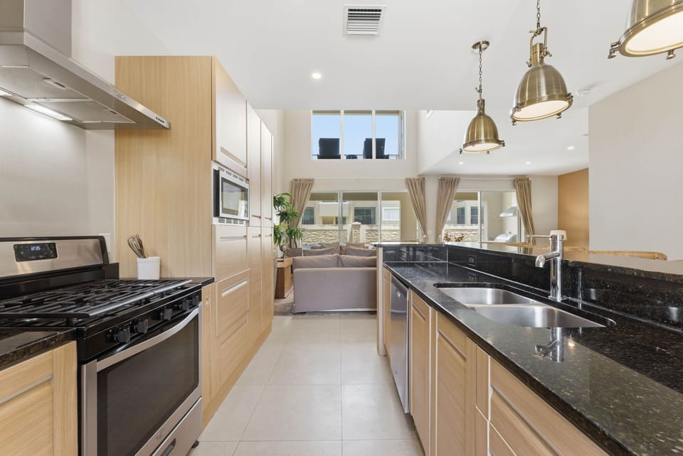 Villa (3 Bedrooms) | Private kitchen | Microwave, oven, stovetop, dishwasher