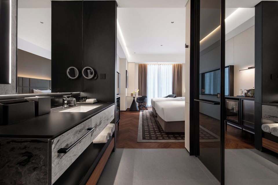 Basic Double Room, City View | Down comforters, minibar (free items), desk, laptop workspace