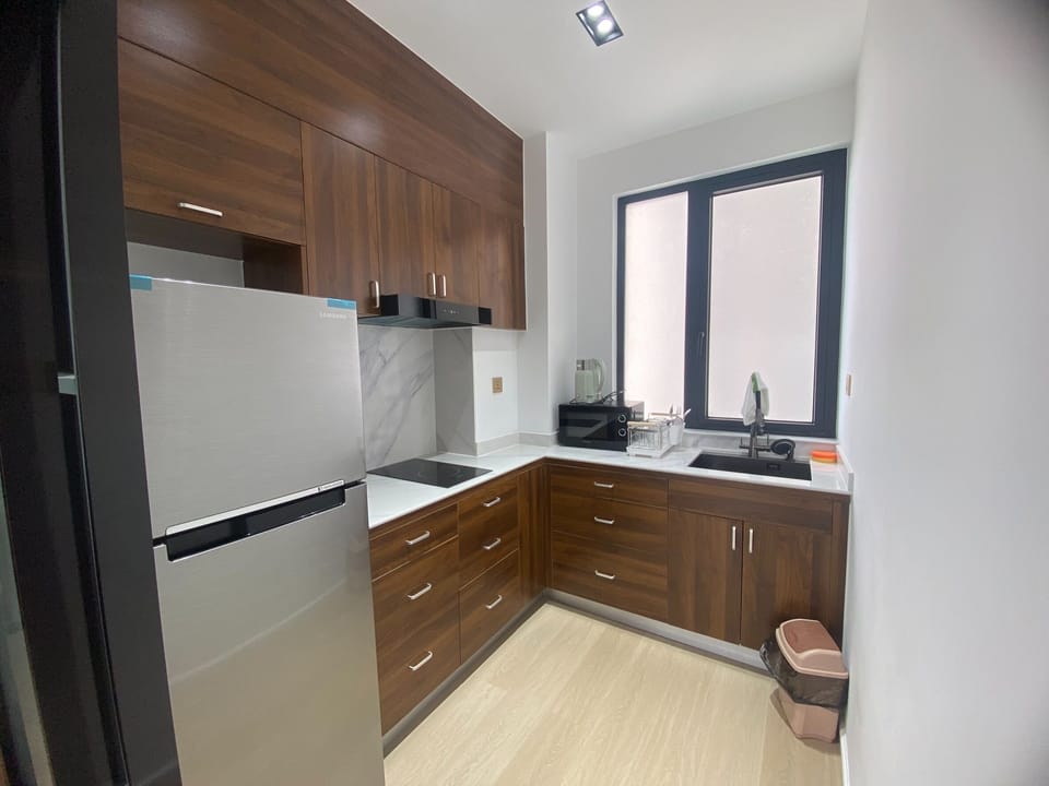Comfort Apartment, City View | Private kitchen