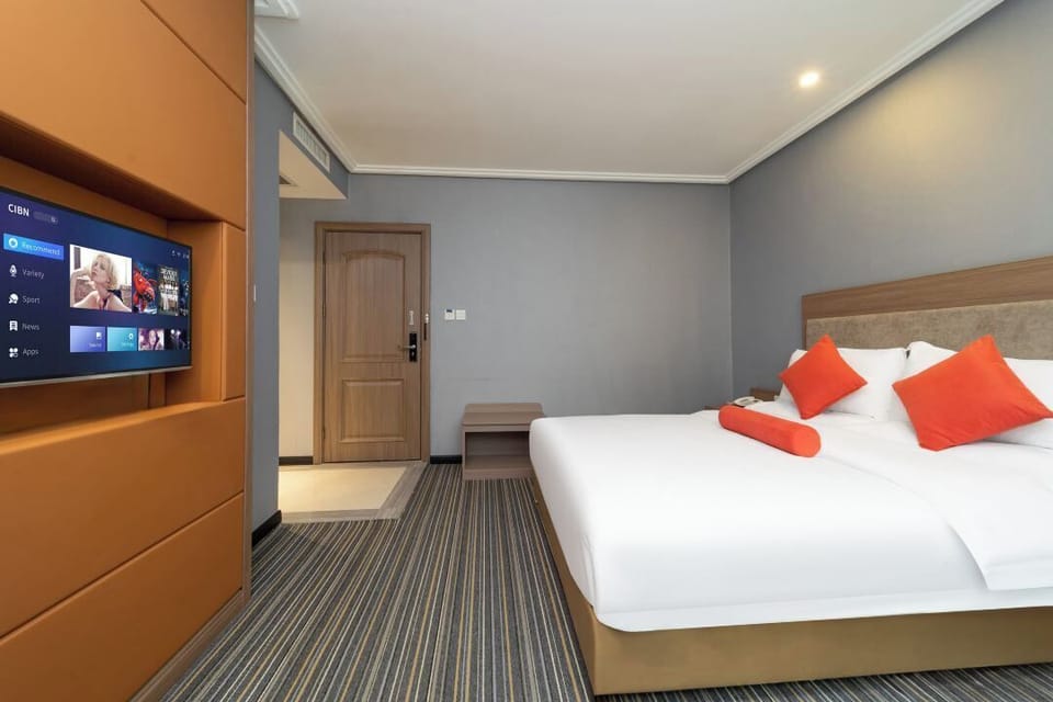 Basic Double Room, 1 Queen Bed | Desk, laptop workspace, blackout drapes, iron/ironing board (on request)