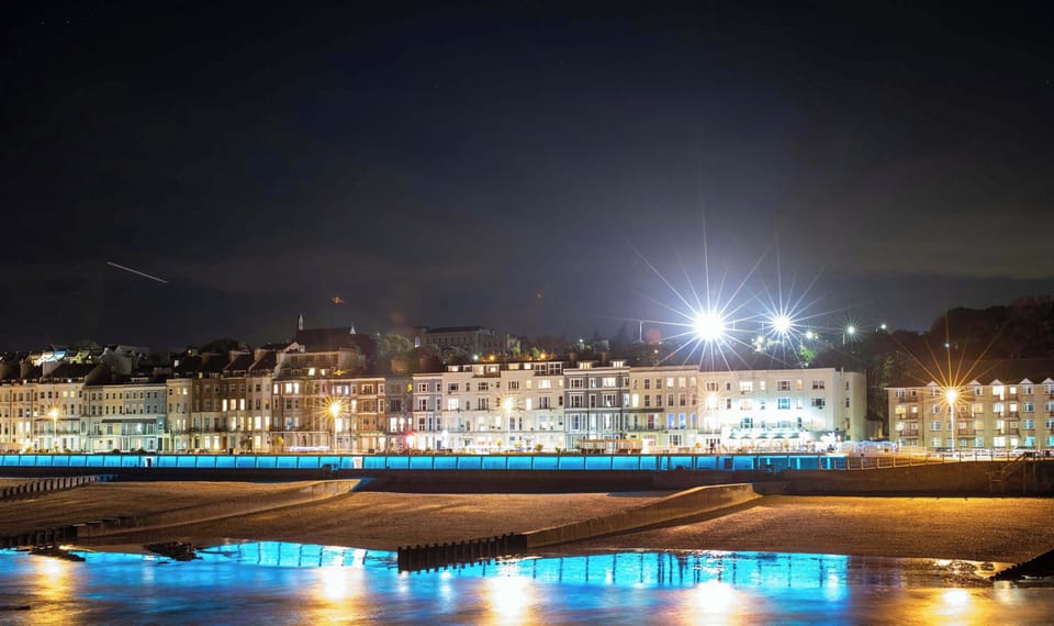 Hastings at night