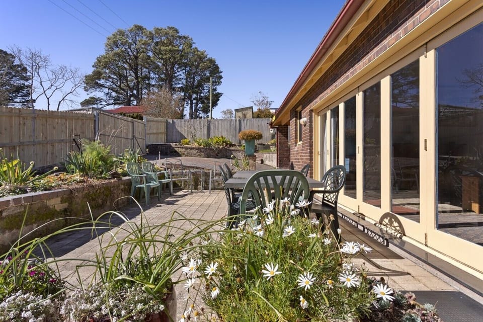 Patio seating & bbq