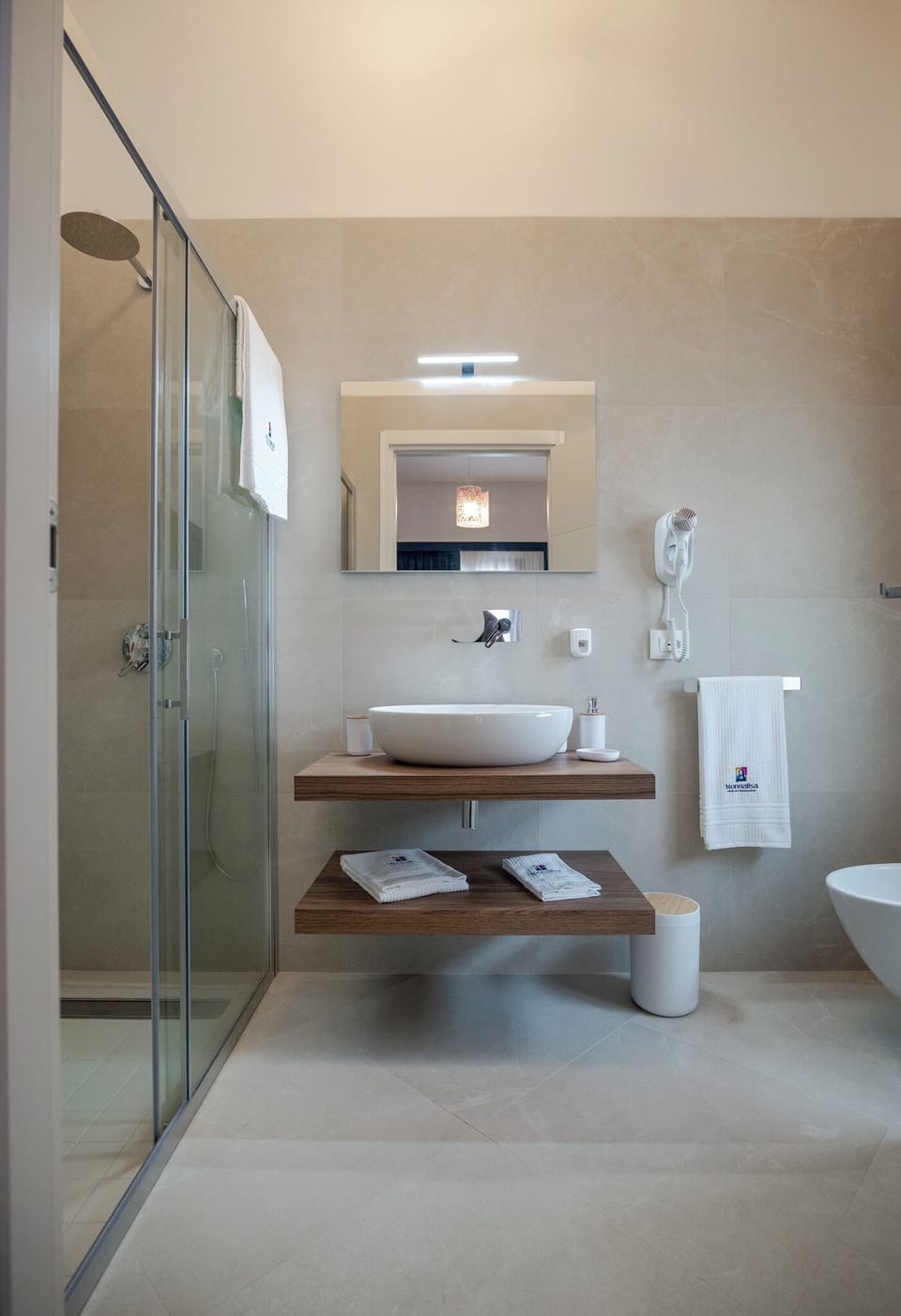 Suite, Balcony, City View | Bathroom | Shower, hair dryer, slippers, towels