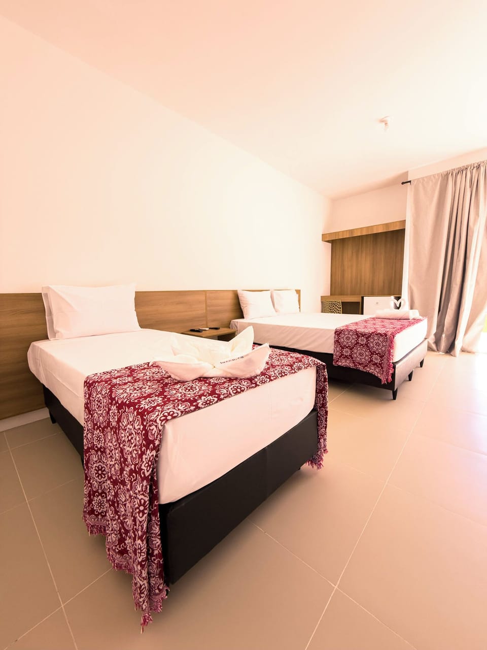 Twin Room, Balcony, Pool View | Minibar, free WiFi