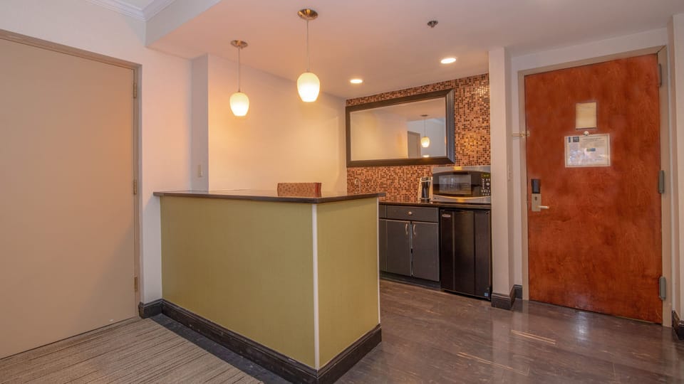 In-room safe, desk, blackout drapes, iron/ironing board