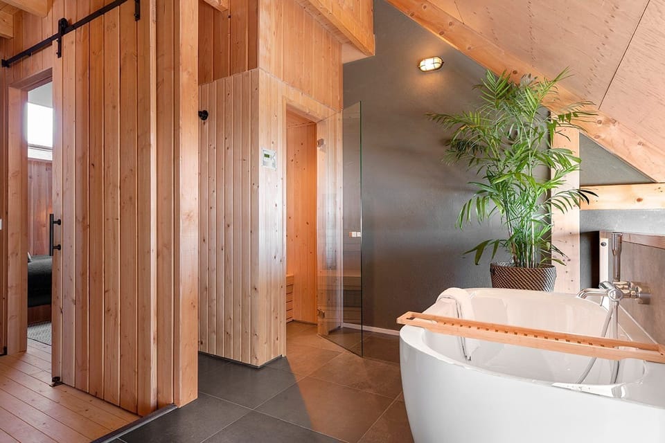 Bathroom with Sauna
