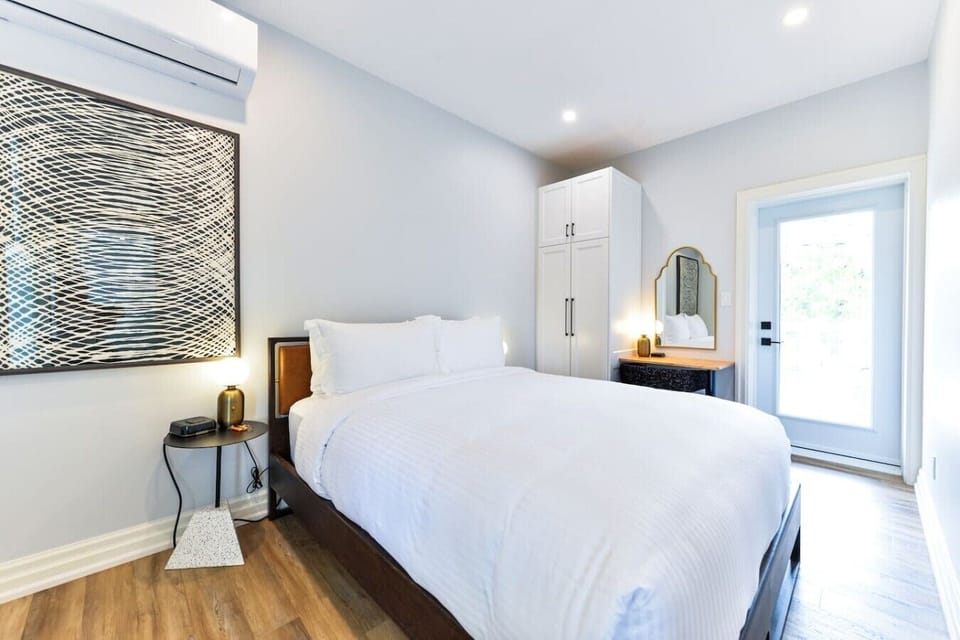Drift into comfort in the bedroom, featuring a premium mattress, luxury linens, and a peaceful atmosphere designed for a restful night’s sleep.