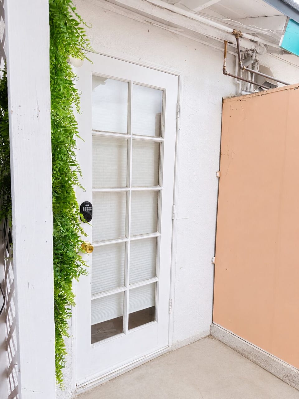 Private entrance with smart lock for easy self check-in