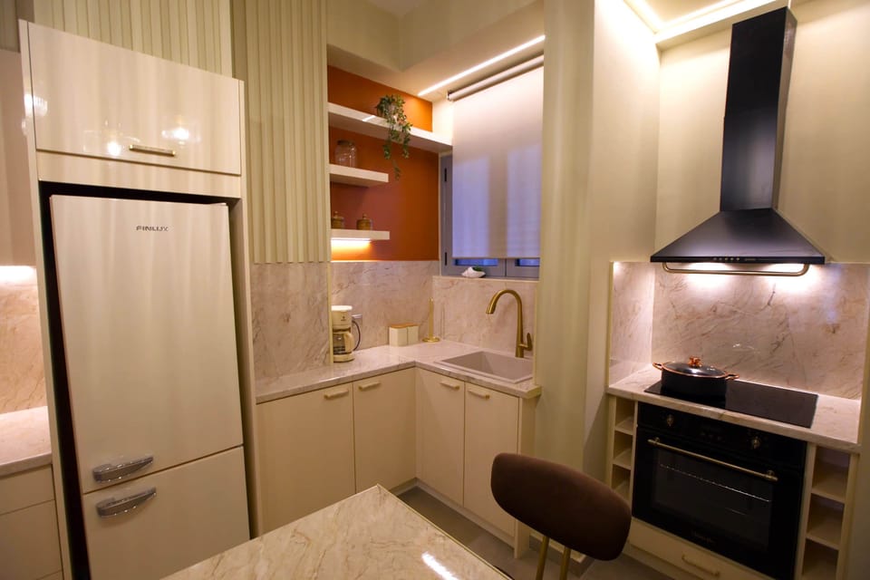Modern cabinetry, clean lines, and thoughtful organisation make the kitchen both practical and inviting, whether staying for a weekend or a longer visit.