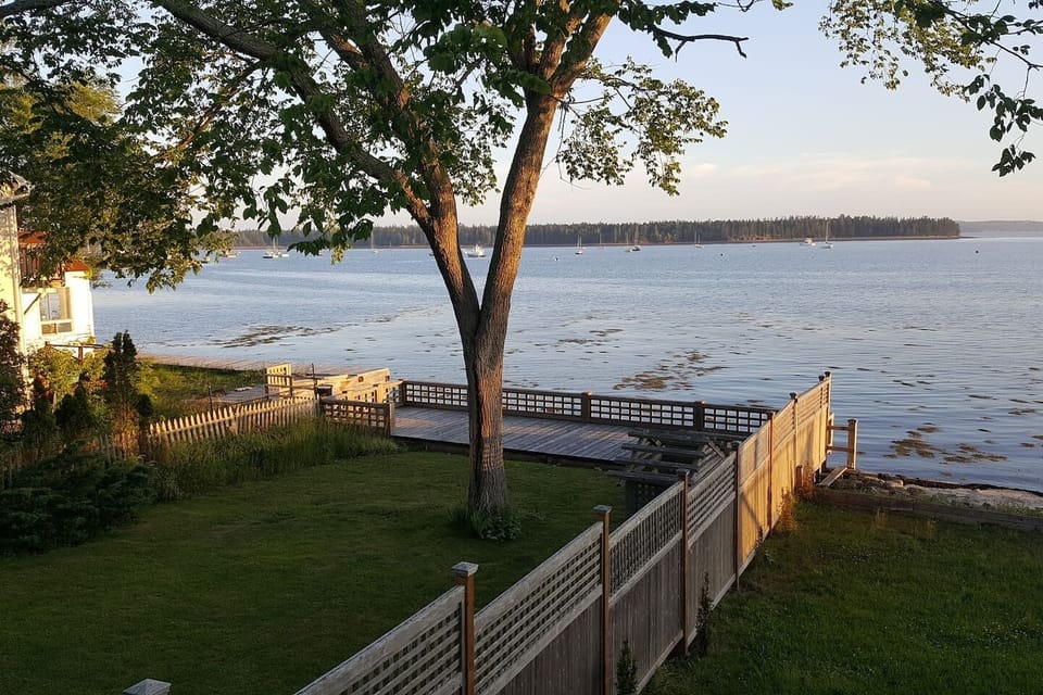 View from one of the private balcony's.