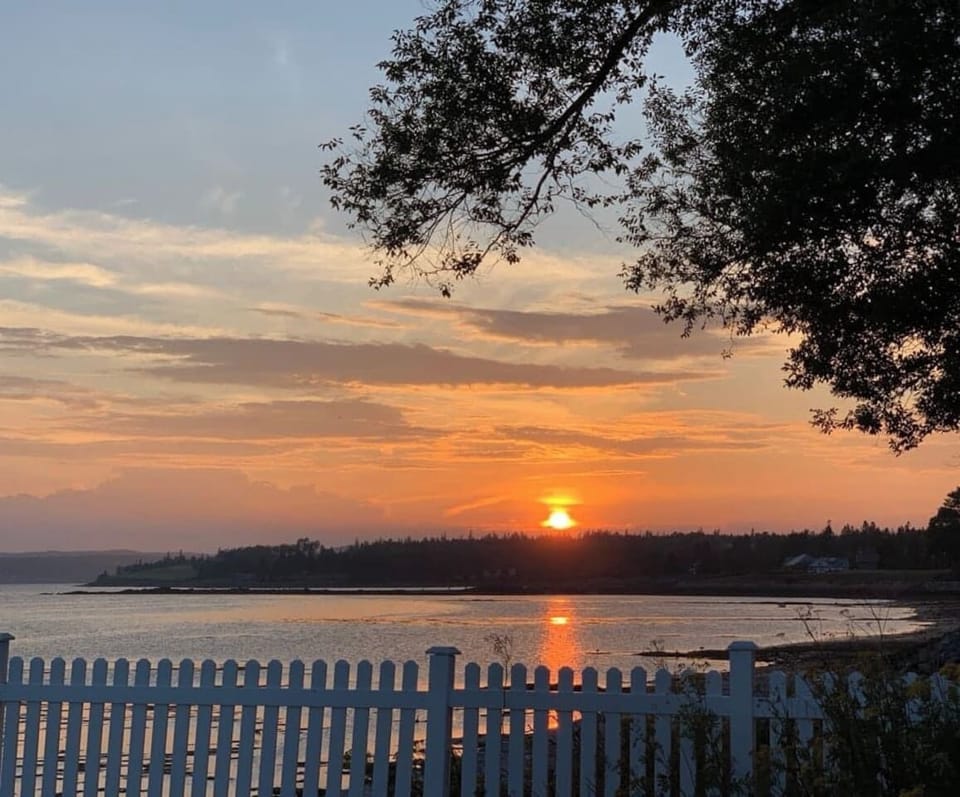 View of sunset