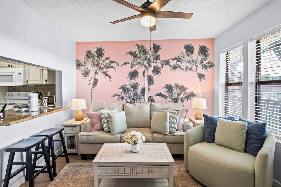 Tastefully designed to give a you a modern yet cozy and comfortable beach retreat.
