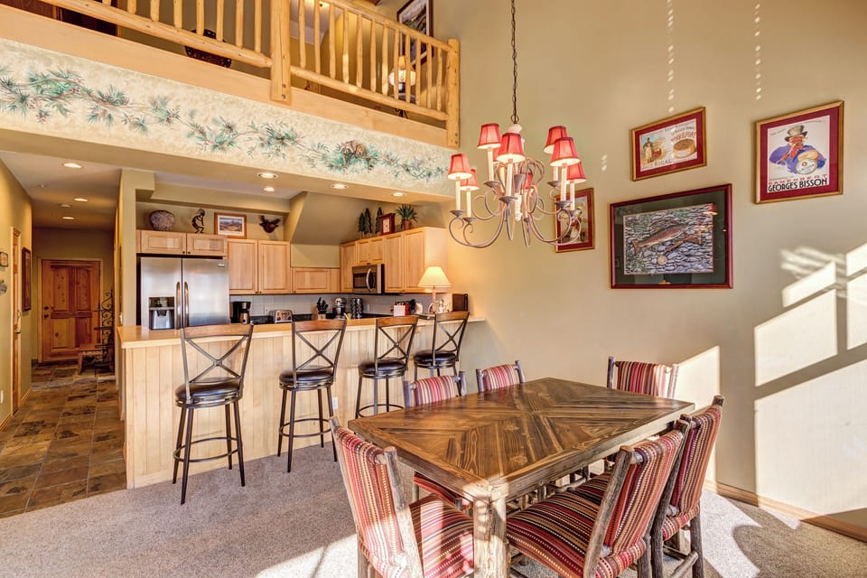 Open dining, kitchen, and living areas make gathering easy. No one misses out.
