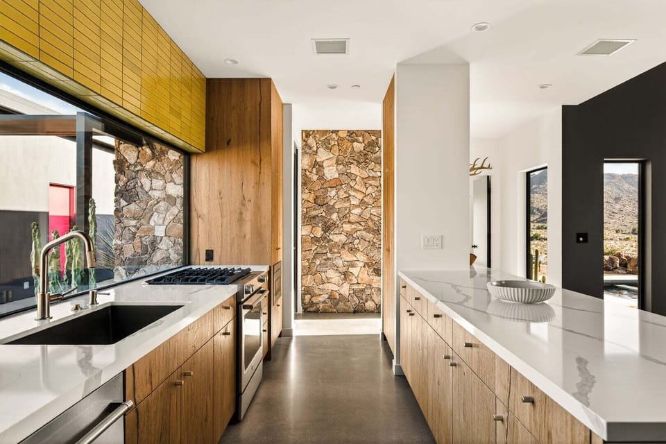 Open concept chef's kitchen.