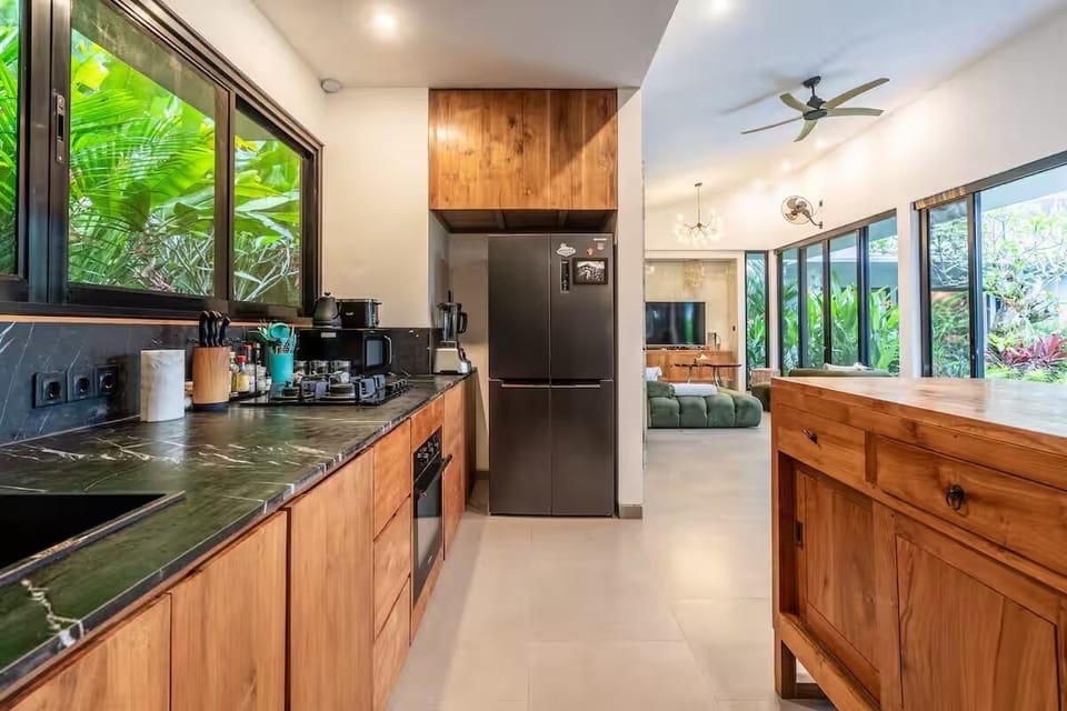 Family Villa, 4 Bedrooms, Private Pool | Private kitchen | Electric kettle, toaster, blender, spices
