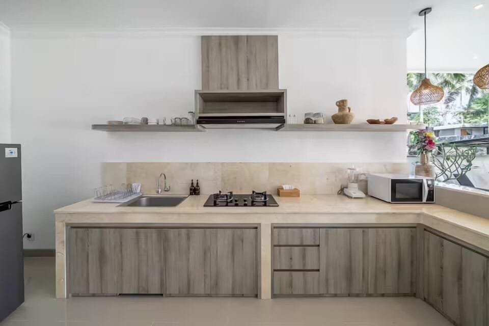 Family Villa, 3 Bedrooms, Private Bathroom | Private kitchen | Blender, spices, eco-friendly cleaning products, paper towels