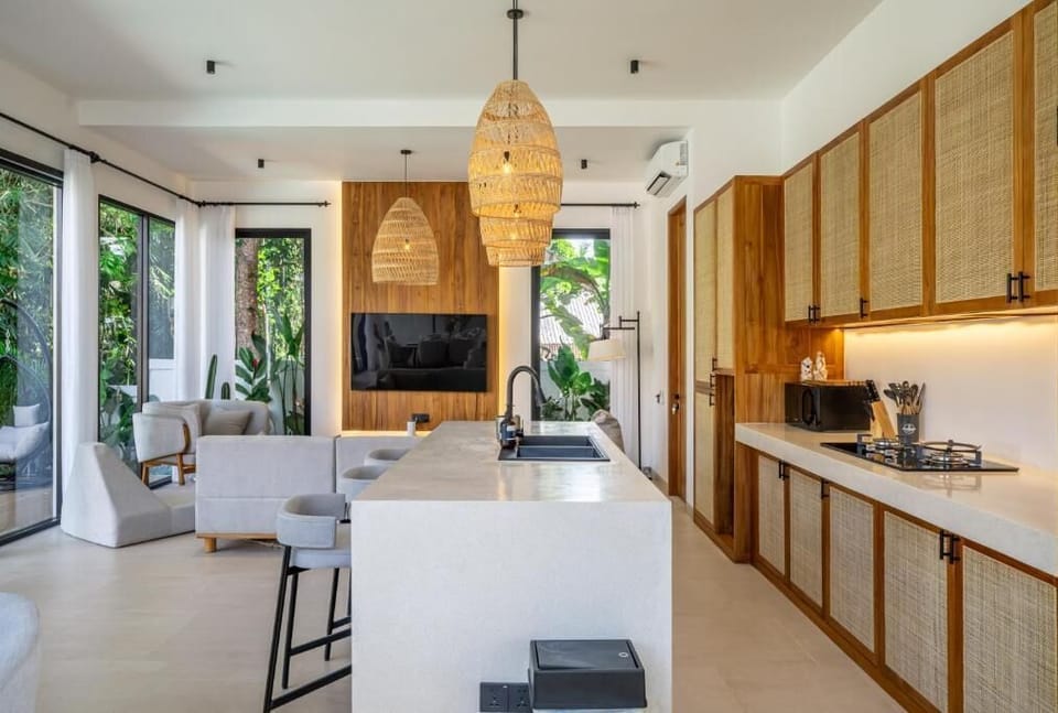 Luxury Villa, 2 Bedrooms, Private Pool | Private kitchen | Coffee/tea maker, toaster, blender, mixer
