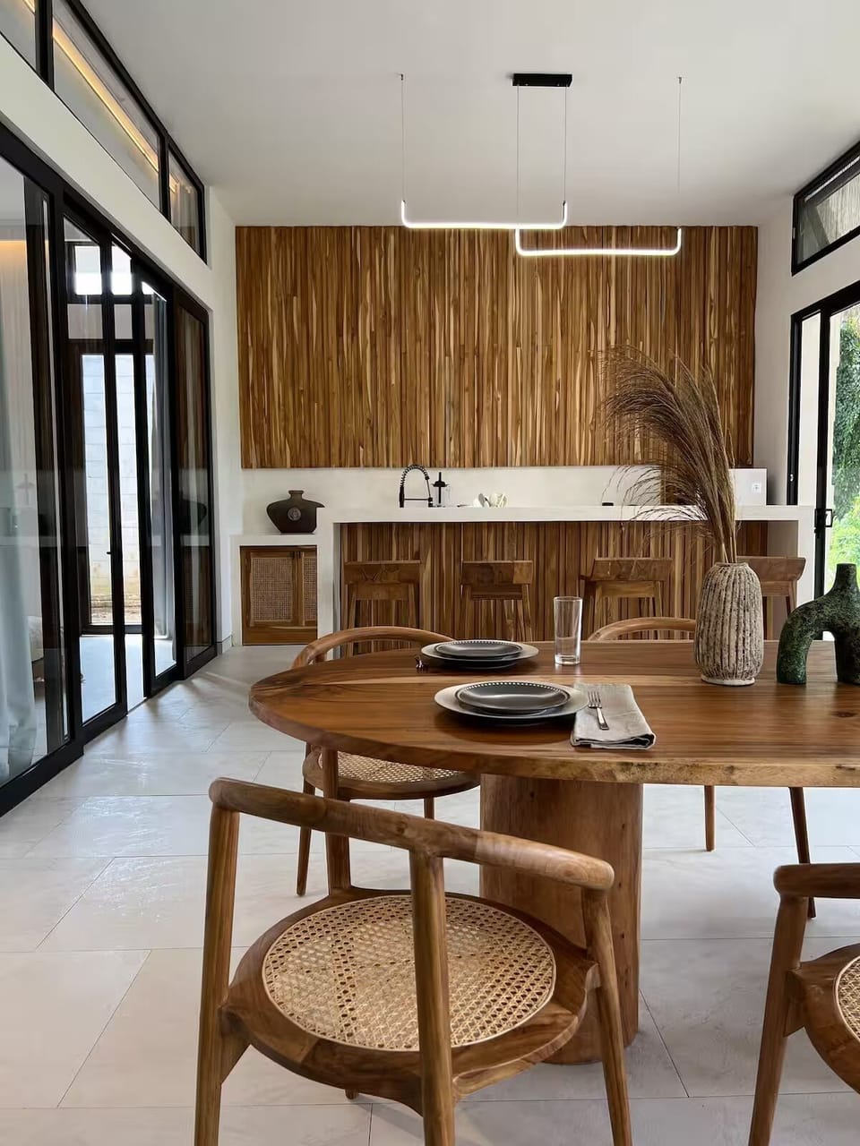 Deluxe Villa, 2 Bedrooms, Courtyard View | Private kitchen | Oven, electric kettle, blender, spices