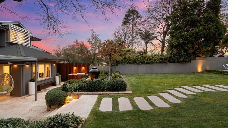 Landscaped gardens with timeless elegance
