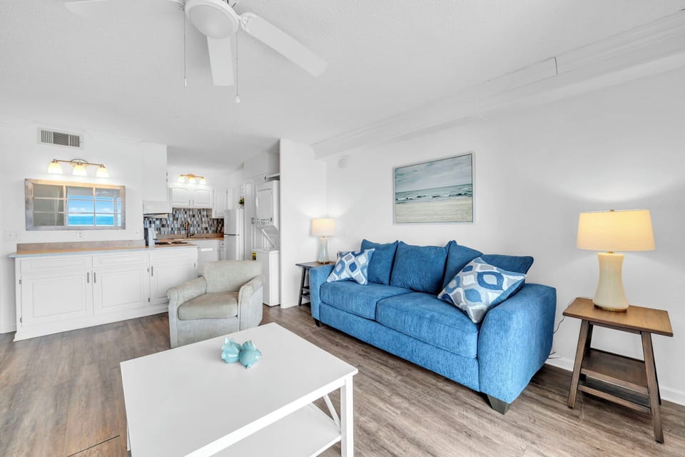 Living room with sleeper sofa