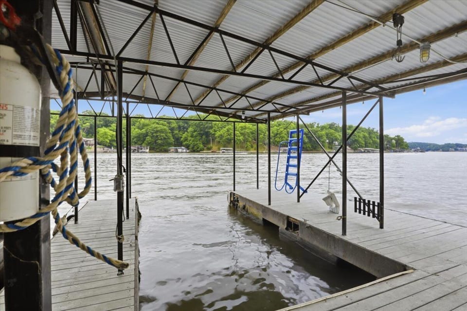 Covered Boat Slip for Guest Use