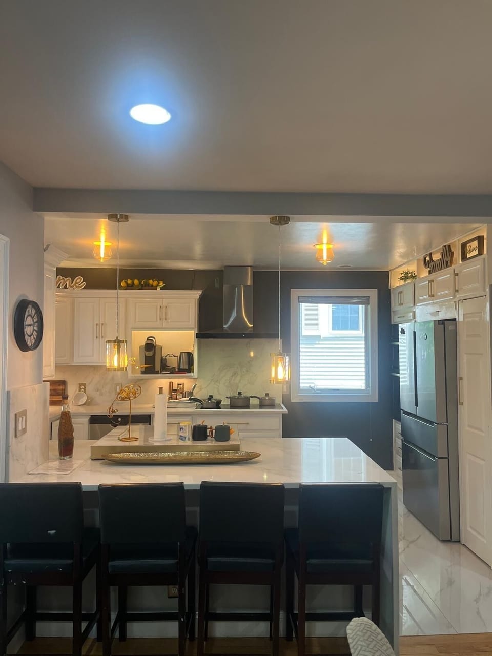 Open concept kitchen 