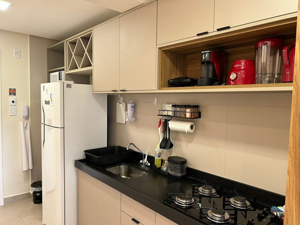 Deluxe Apartment, 2 Bedrooms, 2 Bathrooms, City View | Private kitchen