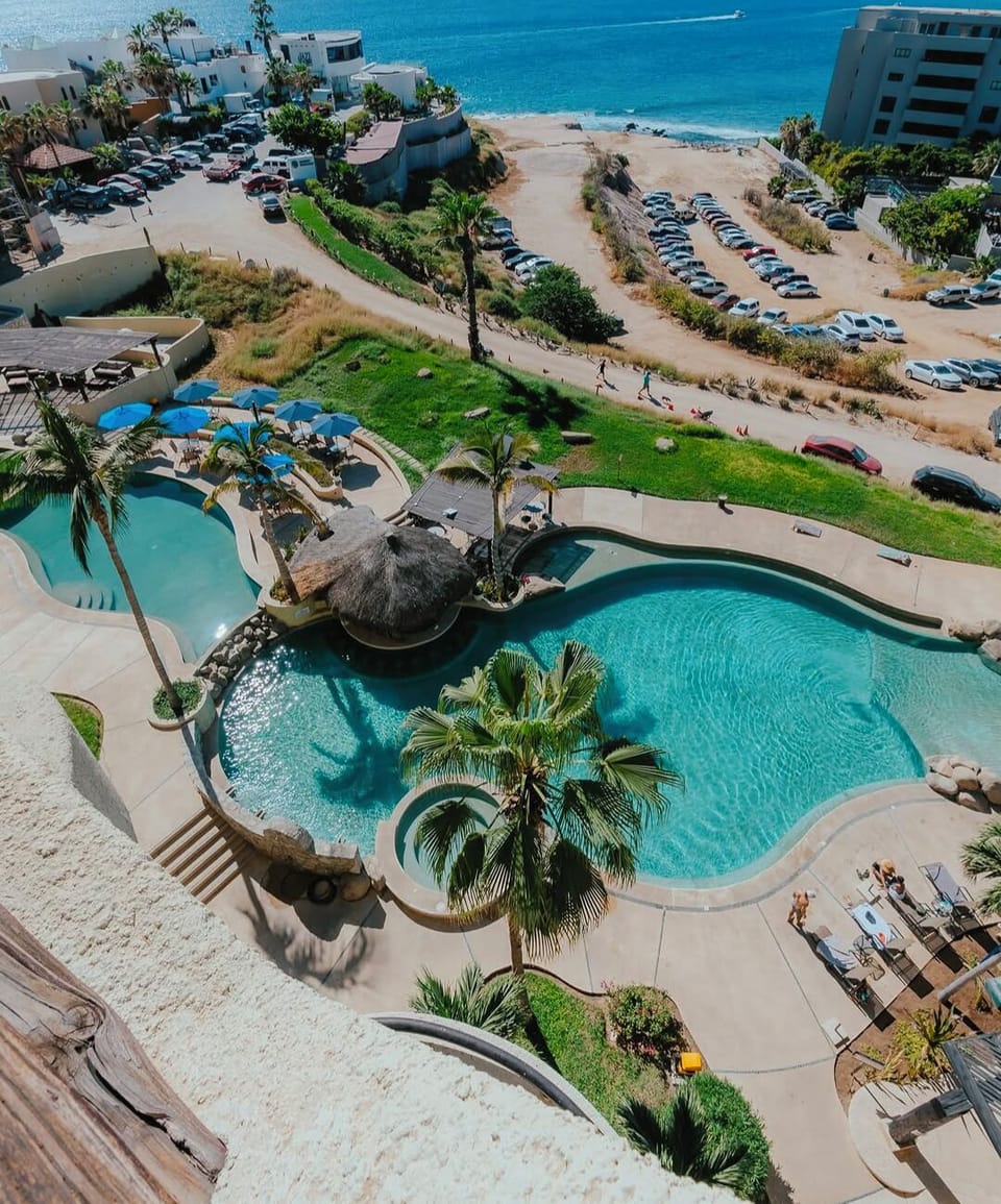 Aerial view of the property 