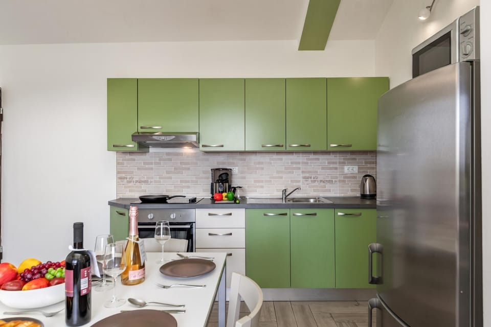 Kitchen and dining area