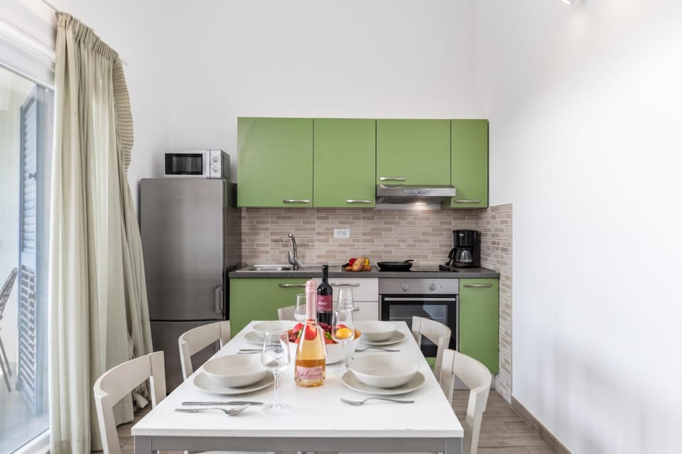 Kitchen and dining area