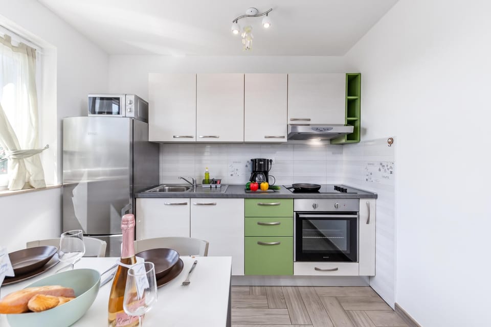 Kitchen and dining area