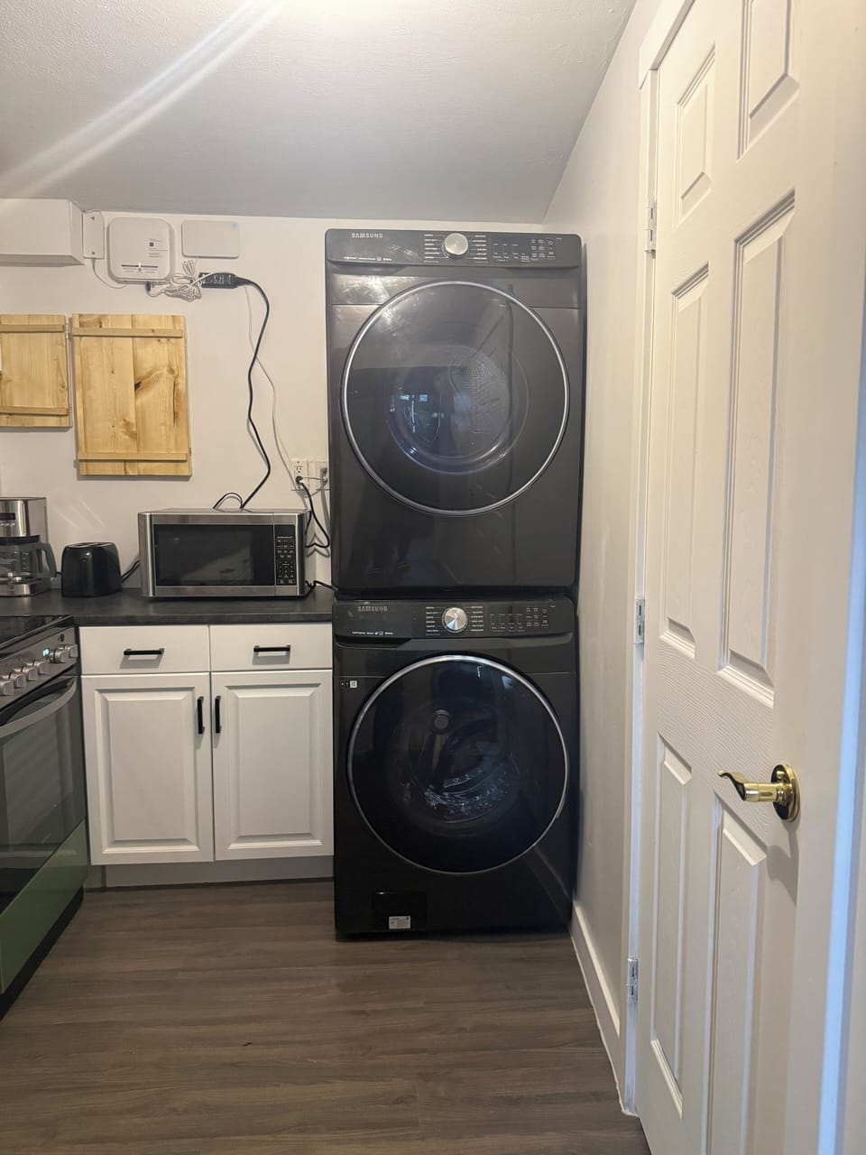 Washer and dryer