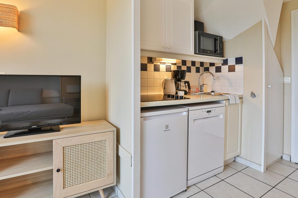 Apartment | Private kitchen | Cleaning supplies