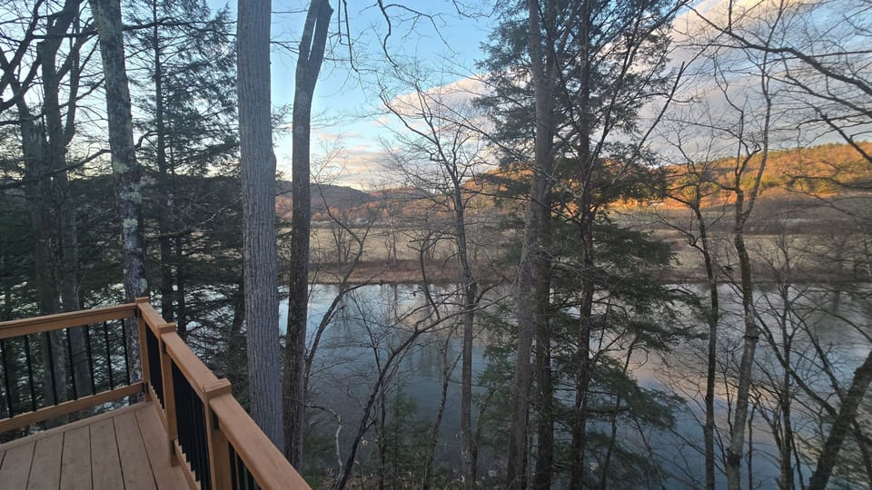 View of the West Branch from RV Port Deck