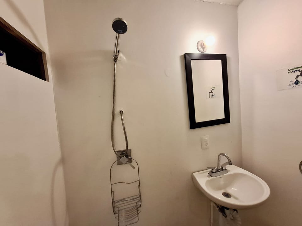 Standard Double Room, Patio | Bathroom