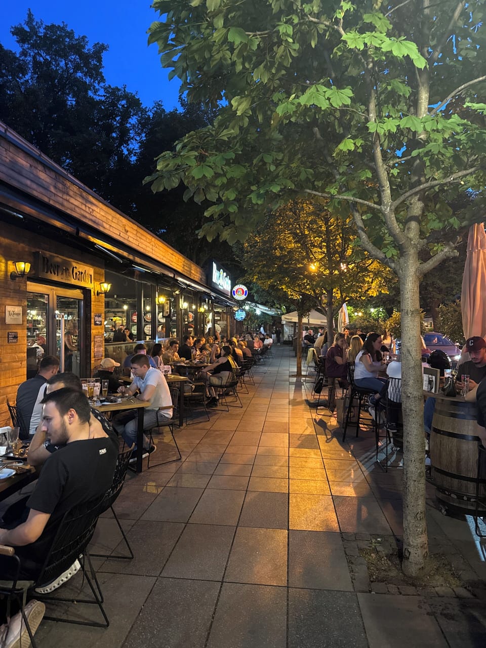 Outdoor dining