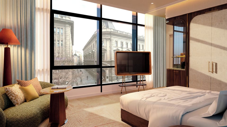 Presidential Suite, City View | Premium bedding, free minibar items, in-room safe, desk