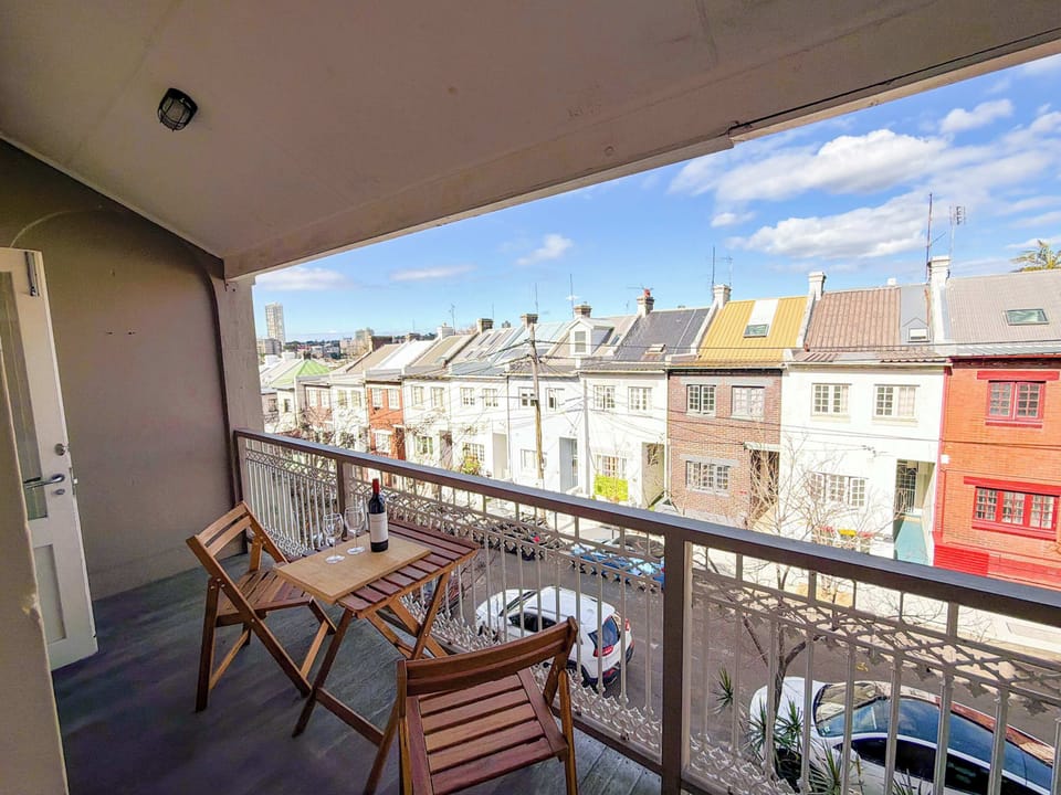 Enjoy the quiet, Victorian street scapes from your very own balcony with a glass of wine at sun set or a cup of your favourite beverage in the morning.
