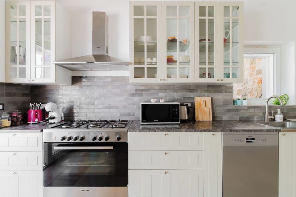 Villa, 3 Bedrooms, Patio | Private kitchen | Espresso maker, coffee/tea maker, electric kettle, highchair