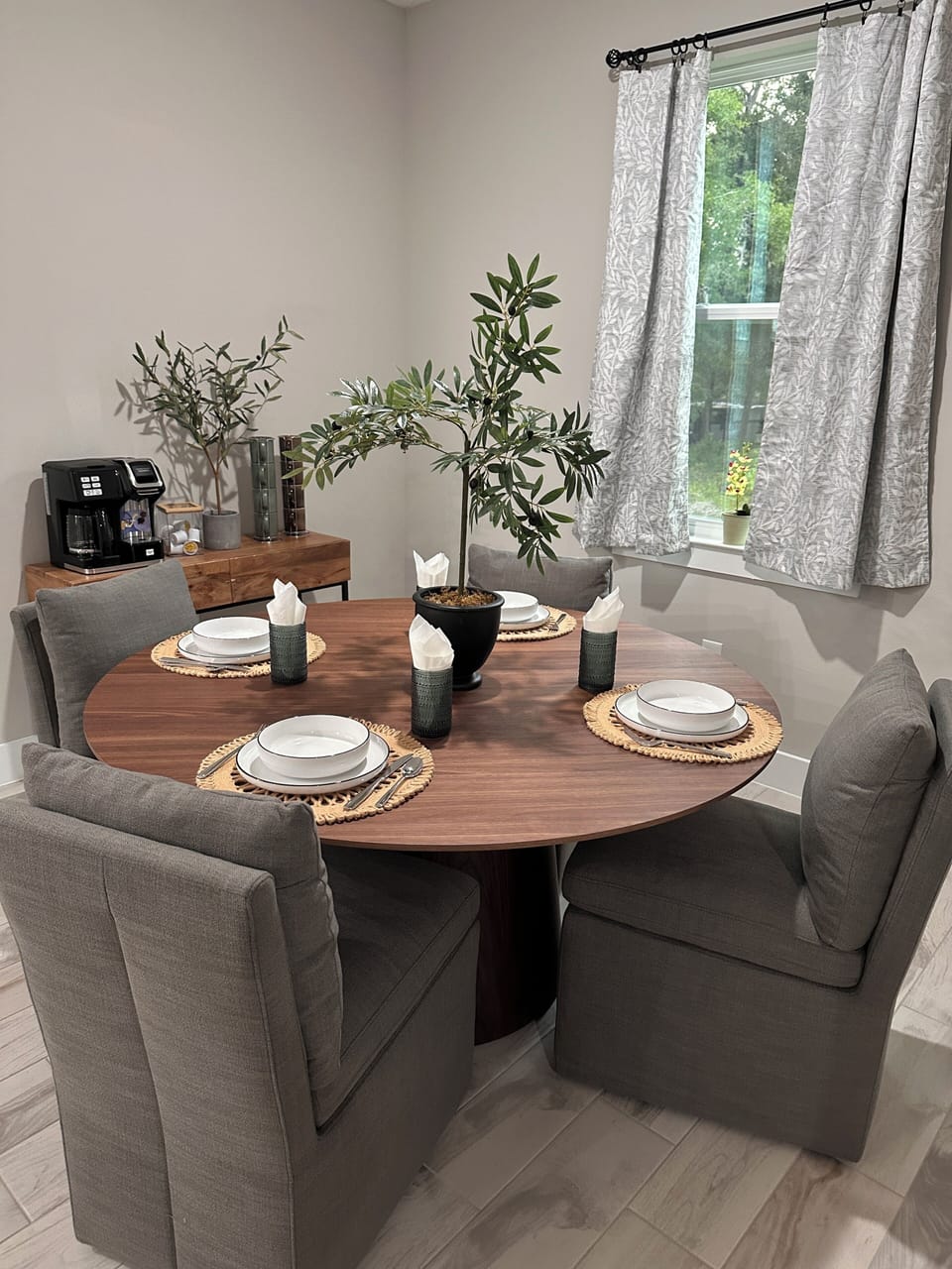 Dining Room with Coffee Bar