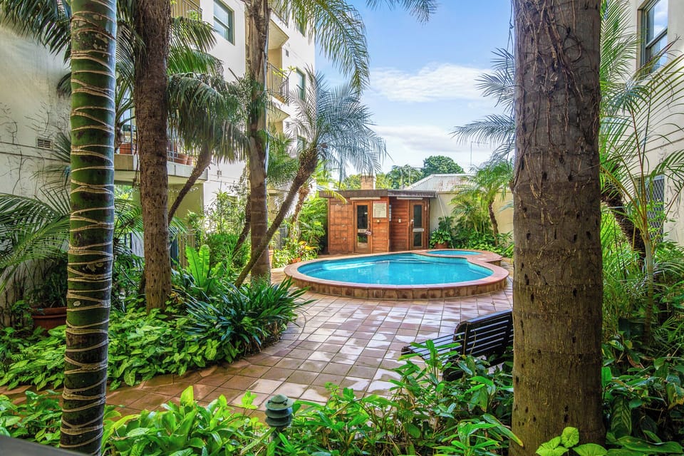 Take a refreshing dip in the shared pool whenever you need to cool down and recharge.