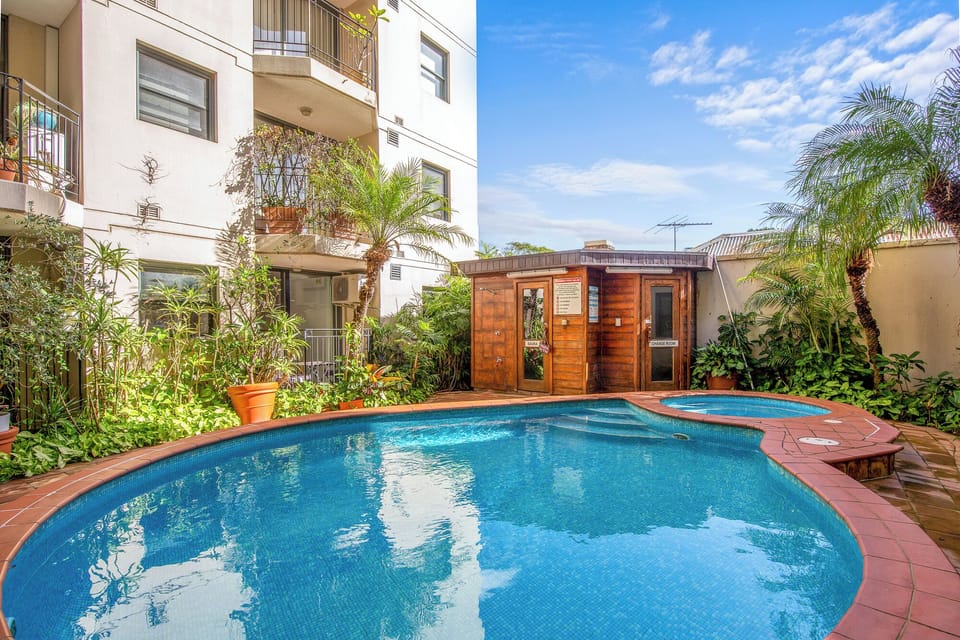 Unwind in the shared sauna and ease into a slower pace after busy days around the city and Inner West.