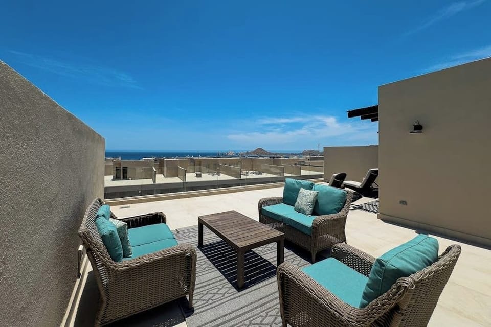 Studio, 1 Queen Bed, Partial Ocean View (Baja Breeze Studio at Vista Velas) | Terrace/patio