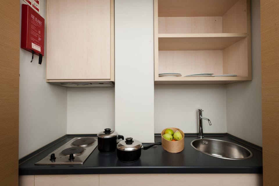 Double or Twin Room, Kitchenette | Private kitchenette