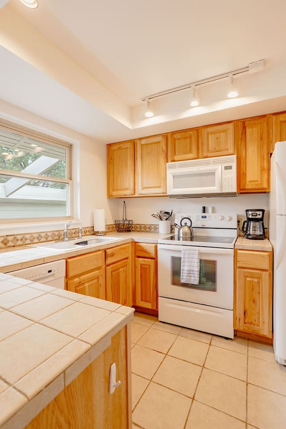 Kitchen with full-size appliances